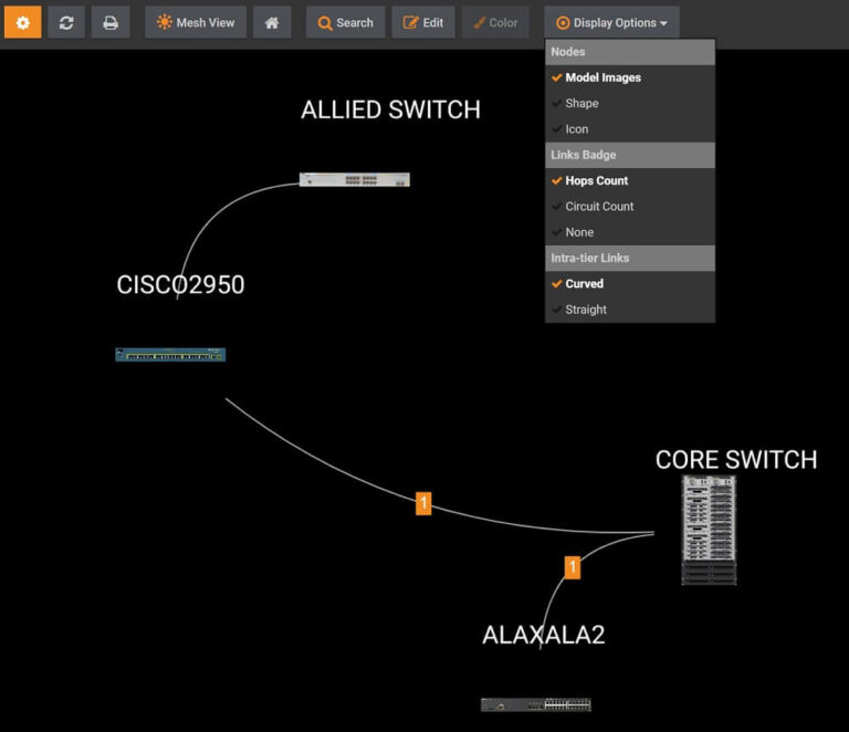 dcTrackのネットワークダイアグラム図表示機能を評価してみました - DC ASIA Ltd.